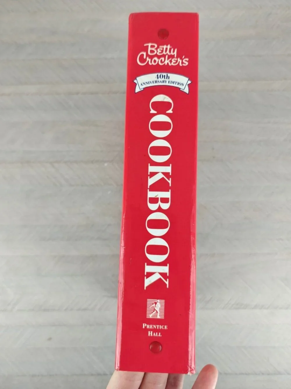 Betty Crocker's 40th Anniversary Cookbook 1991 Seventh Edition Hardcover Binder